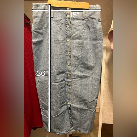 🌟2/$25) Vintage Hunt Club Denim Skirt Size 10 - Picture 4 of 4
